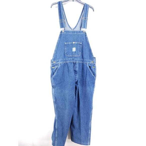 Pointer Brand Denim Bib Overalls Men's Size 40 Vintage